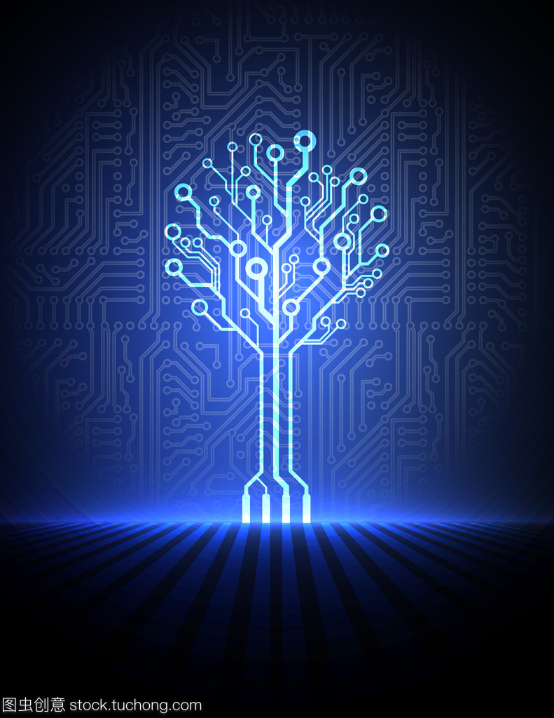 矢量电路板背景与电子目录树 驱动通信与自动控制技术研究的新范式